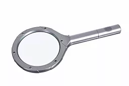 Лупа ручная Magnifier MG 8B-3 90мм/2х с LED-подсветкой - миниатюра 2