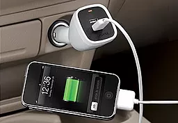 зарядное устройство  Capdase Dual USB Car Charger CA00-0702 White - миниатюра 4