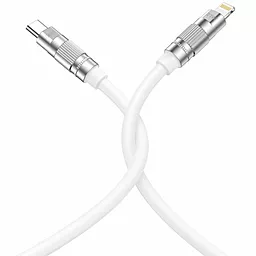 USB PD Кабель XO NB-Q228A 27w 3a 1.2m USB Type-C - Lightning cable white