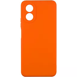 Чехол Silicone Case Candy Full Camera для Oppo A38 / A18 Orange