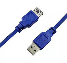 Кабель (шлейф) EasyLife USB 3.0 AM - AF 1.5M Blue - миниатюра 3