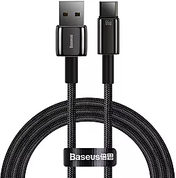 Кабель USB Baseus Tungsten Gold 66w 6a USB Type-C cable back (CATWJ-B01)