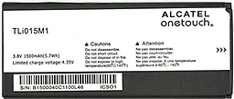 Акумулятор Alcatel OneTouch Pixi 4 4034D / TLi015M1 / TLi015M7 (1500 mAh) 12 міс. гарантії