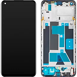 Дисплей Realme 9 4G с тачскрином и рамкой, (TFT, без функции отпечатка пальца), Black