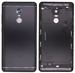 Задняя крышка корпуса Xiaomi Redmi Note 4 Global / Redmi Note 4X Snapdragon со стеклом камеры Original Black