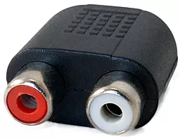 Аудио переходник ExtraDigital Aux mini Jack 3.5 mm - 2хRCA M/F black (KBD1815) - миниатюра 2