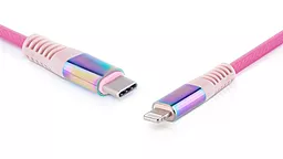 Кабель USB PD REAL-EL USB Type-C - Lightning Cable Rainbow (4743304104710) - миниатюра 2