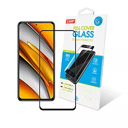 Защитное стекло Global Full Glue для Xiaomi Poco F3 Black (1283126511882)