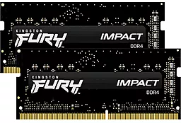 Оперативная память для ноутбука Kingston FURY 32 GB (2x16GB) SO-DIMM DDR4 3200 MHz Impact (KF432S20IBK2/32) - миниатюра 2