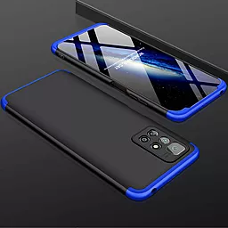 Чехол 1TOUCH GKK LikGus 360 градусов (opp) для Xiaomi Redmi 10 Черный / Синий - миниатюра 2
