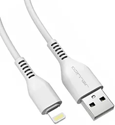 Кабель USB Jellico KDS-32 15W 3.1A 2M Lightning Cable White - миниатюра 2