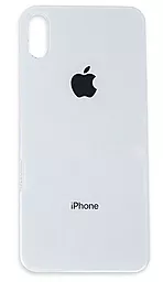 Задняя крышка корпуса Apple iPhone X (big hole) Silver