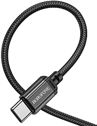 Кабель USB Borofone BX87 Sharp 3A USB Type-C Cable Black - миниатюра 4