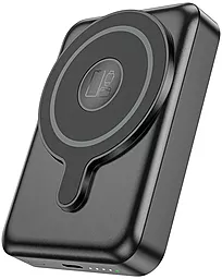 Бездротовий (магнітний) повербанк Hoco Q11 Expressar 10000 mAh 3-in-1 MagSafe 20W Black