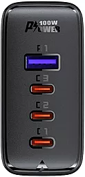 Мережевий зарядний пристрій AceFast A37 100W QC/PD USB-A + 3xUSB-C + L-Type USB-C Cable Black - мініатюра 4