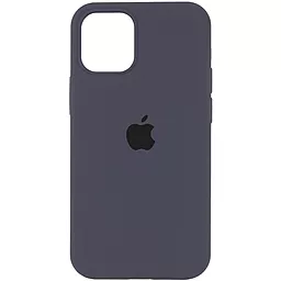 Чехол Silicone Case Full для Apple iPhone 15 Pro Max Dark Grey