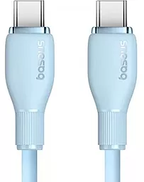 Кабель USB PD Baseus Pudding Series Fast Charging 100w 5a 1.2m Type-C - Type-C cable blue (P10355702311-00)