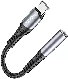 Аудіо-перехідник Hoco LS33 M-F USB Type-C -> 3.5mm Grey - мініатюра 3