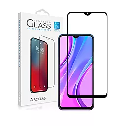 Защитное стекло ACCLAB Full Glue Xiaomi Redmi Note 9 Black (1283126508783)