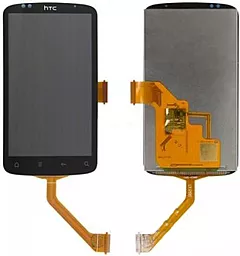 Дисплей HTC Desire S (S510e) (широкий шлейф) з тачскріном, Black
