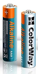 Батарейки ColorWay Alkaline Power AAA (LR03) 40шт (CW-BALR03-40CB) - миниатюра 2