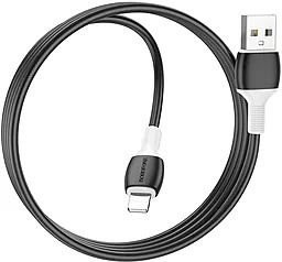 Кабель USB Borofone BX84 12W 2.4A Lightning Cable Black - миниатюра 3