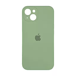 Чехол Silicone Case Full Camera для Apple iPhone 14 fresh green