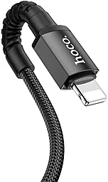 Кабель USB Hoco X71 Especial Сharging Data Lightning Cable Black - миниатюра 4