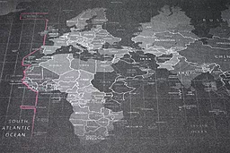 Коврик Voltronic Карта мира 300x790 (YT-MWM/B) - миниатюра 4