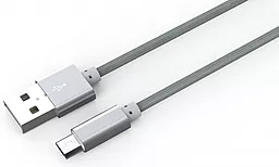 USB Кабель LDNio micro USB Cable Grey (LS08) - мініатюра 3