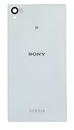 Задняя крышка корпуса Sony Xperia Z1S C6916 со стеклом камеры White