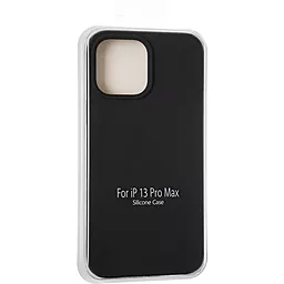 Чехол 1TOUCH Original Full Soft Case for iPhone 13 Pro Max Black (Without logo) - миниатюра 4