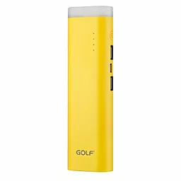 Повербанк GOLF GF-D3 LED 7800mAh Yellow - миниатюра 2