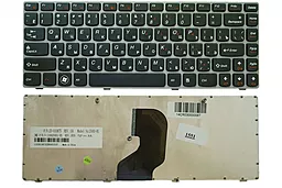 Клавиатура для ноутбука Lenovo Ideapad Z450 Z460 Z460A Z460G 25-010875 Grey Frame