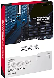 Оперативная память Kingston Fury 24 GB DDR5 7200 MHz Renegade Silver (KF572C38RS-24) - миниатюра 5