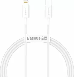USB PD Кабель Baseus Superior 20W USB Type-C - Lightning Cable White (CATLYS-A02)