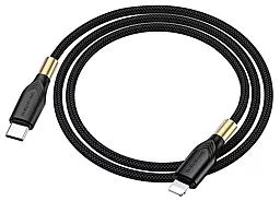 Кабель USB PD Borofone BX92 12w 2.4a USB Type-C - Lightning cable black - миниатюра 3