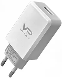 Сетевое зарядное устройство Veron VR-C13Q 18W 3.0A USB-A + micro USB cable White - миниатюра 4