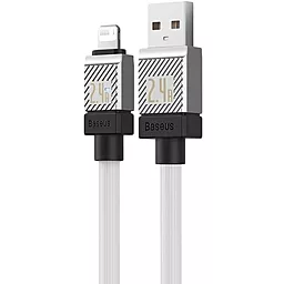 Кабель USB Baseus CoolPlay Series 12w 2.4a lightning cable white (CAKW000402) - миниатюра 4