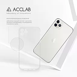 Чехол ACCLAB TPU для Apple iPhone 11 Pro Max  Transparent - миниатюра 4