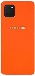 Чехол Epik Silicone Cover Full Protective (AA) Samsung N770 Galaxy Note 10 Lite Neon Orange