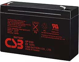 Аккумуляторная батарея CSB 6V 12Ah (GP6120F2)