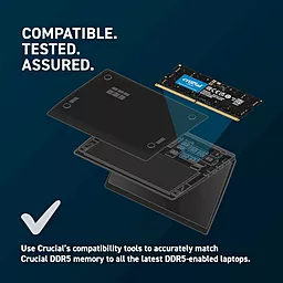 Оперативная память для ноутбука Crucial 16 GB SO-DIMM DDR5 5600 MHz (CT16G56C46S5 ) - миниатюра 4