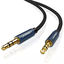 Аудио кабель Ugreen AV112 Gold Plated AUX mini Jack 3.5mm M/M Cable 1 м blue - миниатюра 2