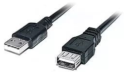 Шлейф (Кабель) REAL-EL Pro USB 2.0 AM-AF 3M Black (EL123500029)