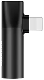 Аудио-переходник Baseus L43 Lightning to 3.5mm F + Lightning F Adapter Black (CALL43-01) - миниатюра 3