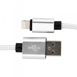 Кабель USB Dengos USB Lightning 0.25м Белый (NTK-L-SHRT-WHITE)