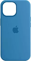 Чехол Silicone Case Full для Apple iPhone 14 Pro Blue Fog