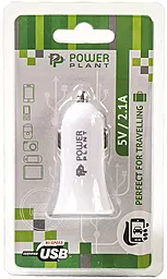 Автомобільний зарядний пристрій PowerPlant USB 2.1a car charger white (DV00DV5037) - мініатюра 4
