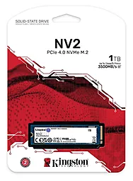 SSD Накопитель Kingston M.2 2280 NV2 1TB (SNV2S/1000G) - миниатюра 3